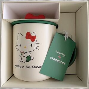 NWT Starbucks Hello Kitty Holiday Mug 2025 Limited Release